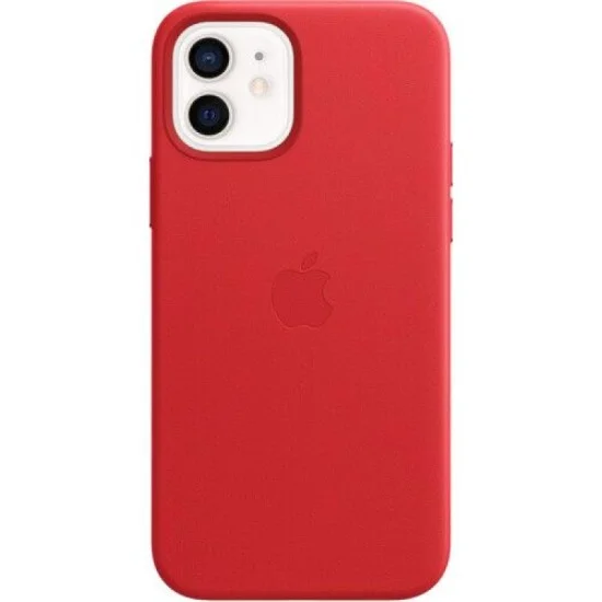Case Iphone 12/12 Pro Leather With Magsafe Apple - (Product)Red